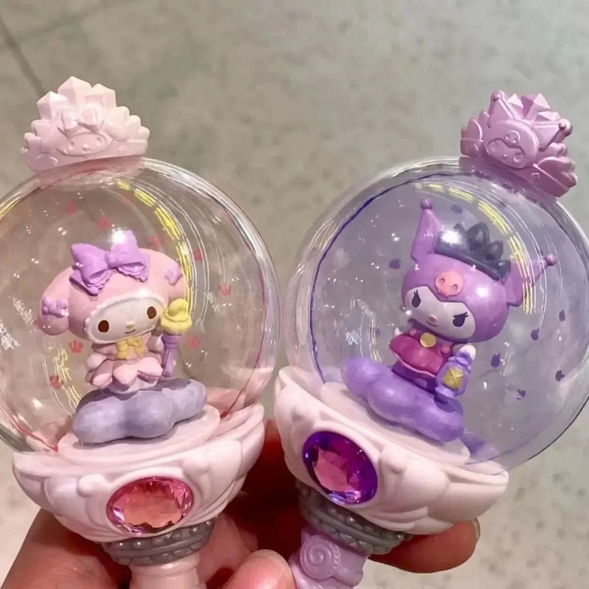 8 шт. новая глухая коробка Sanrio Hello Kitty Kuromi Kawaii Fairy Stick серии второго поколения