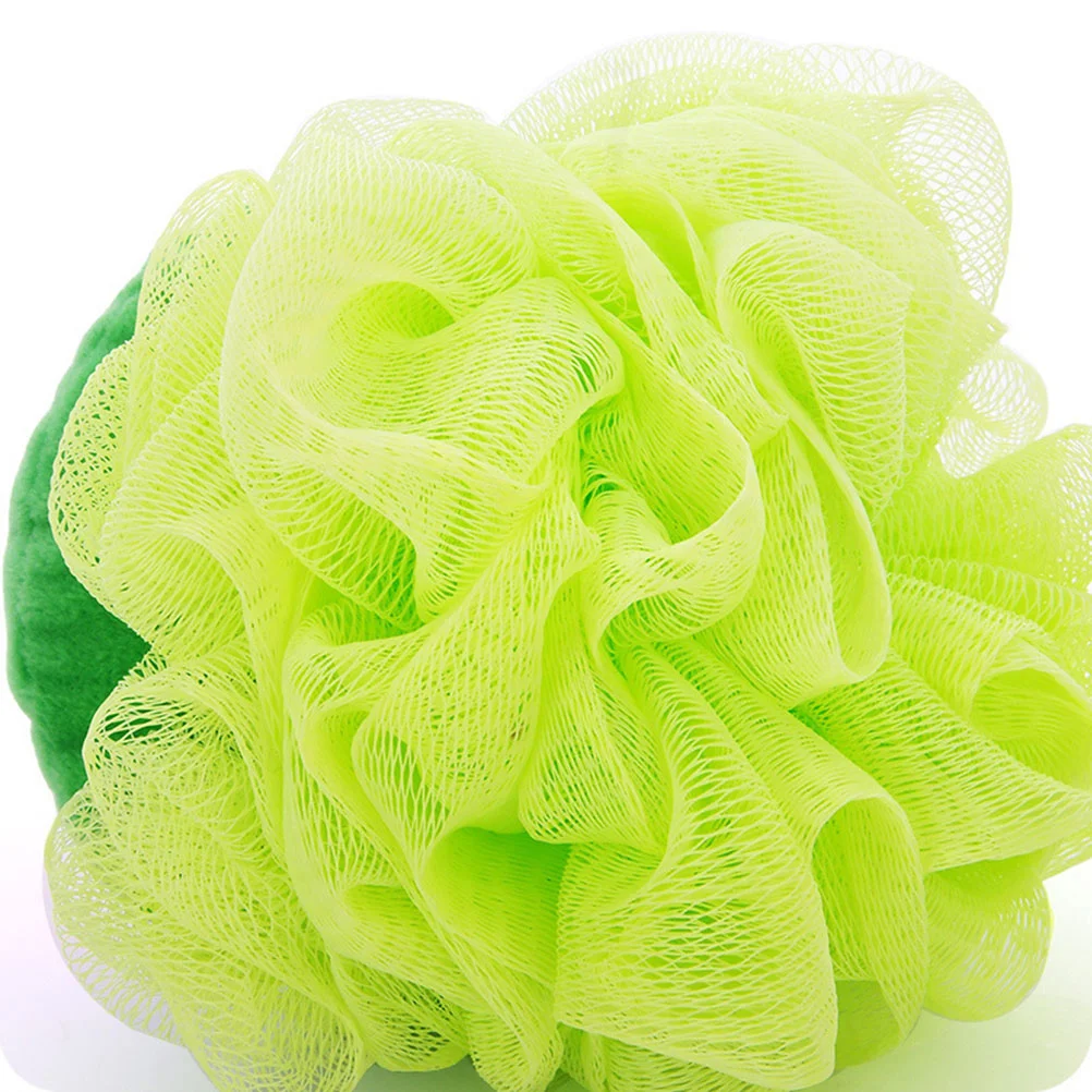 4 шт. цвета в форме фруктов шарик для ванны сетчатый губка пуф душа (ананас + арбуз