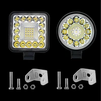 led lights bar 128w worklight for 4x4 off road accessories spotlight work lamp for jeep truck tractor suv atv headlight lightbar