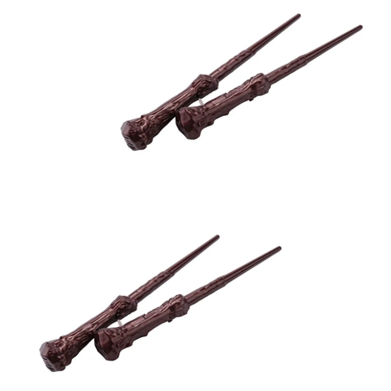 

4 Pcs Light Up Wand Wizard Wands Toy Wand Sound Illuminating For Kids Girls Boy Party Costume Cosplay Accessory