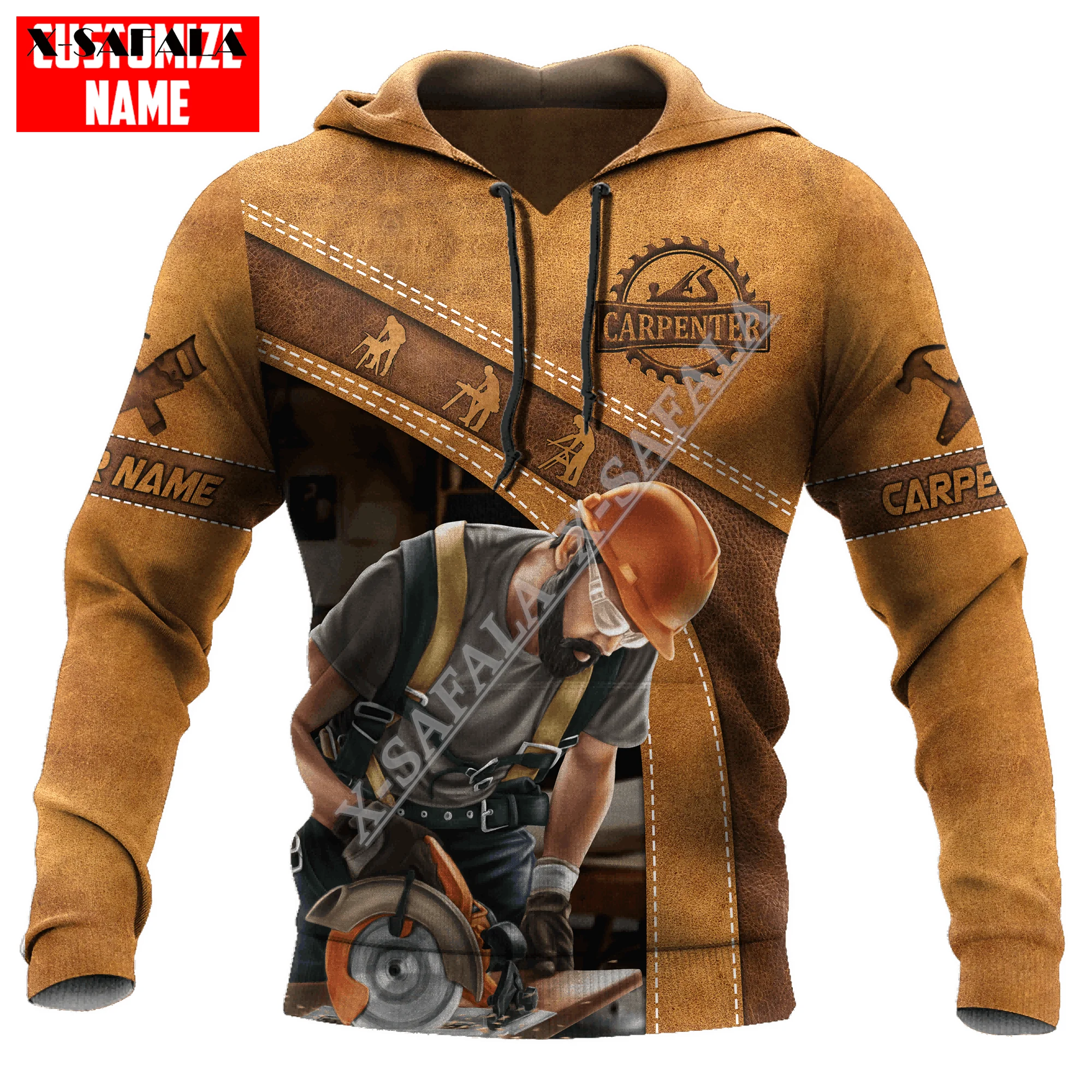 

Proud Carpenter Job Worker Tattoo Leather 3D Full Print Zipper Hoodie Men Pullover Sweatshirt Hooded Jersey Tracksuits Outwear