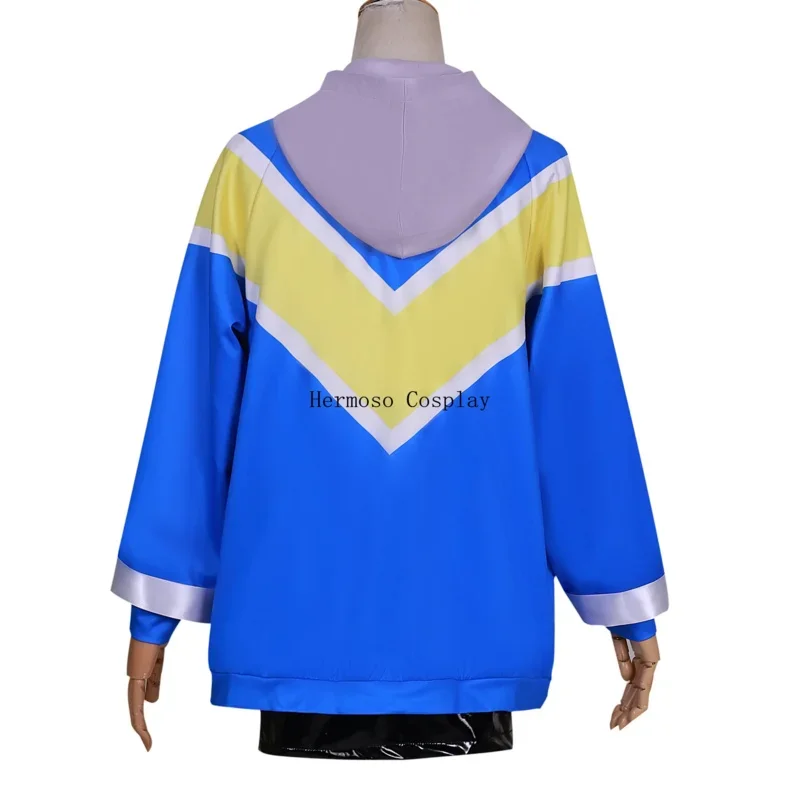 SN88 Yamanouchi Kano Косплей Костюм Аниме Медуза Не могу плавать в ночное время Парик