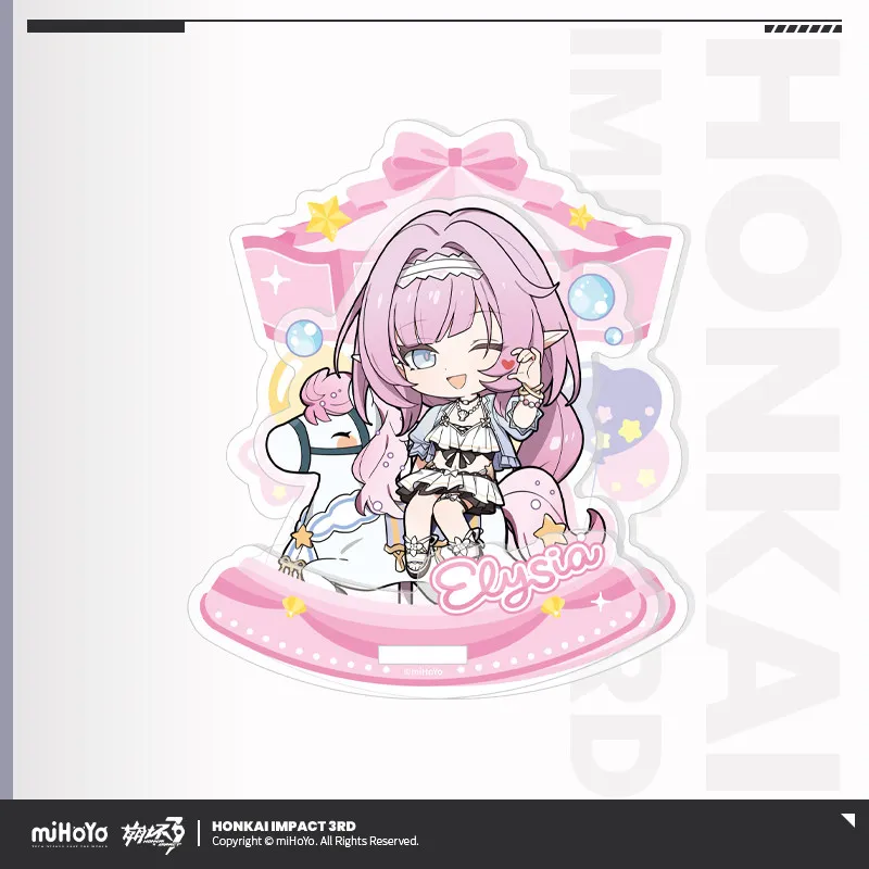 Фото Оригинальная акриловая фигурка-колеблющаяся подставка Honkai Impact 3 с персонажами Кевином Касланой, Су Мебиус, Элисией, Апонией, украшение mIHOYO, подарок для косплея и аниме. №2