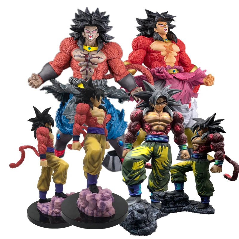 

26-32CM Hot Selling Dragon Ball Anime Character Broly VS Goku Model Statue Doll Toy Ornament Christmas Or Kids Birthday Gift