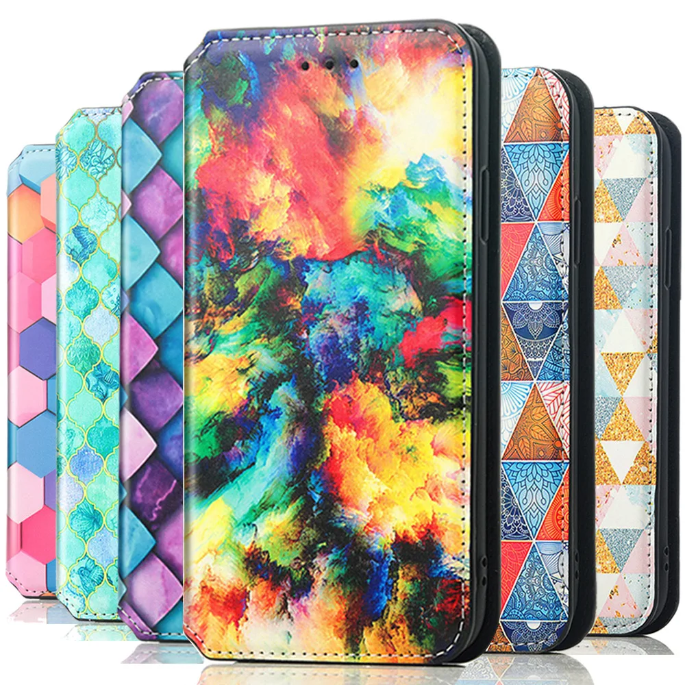 

A72 A52S A22 S Luxury Case Anti-theft Colorful Wallet Coque for Samsung Galaxy A52 Flip Cover Phone A12 A02S A32 A42 A 52 22 12