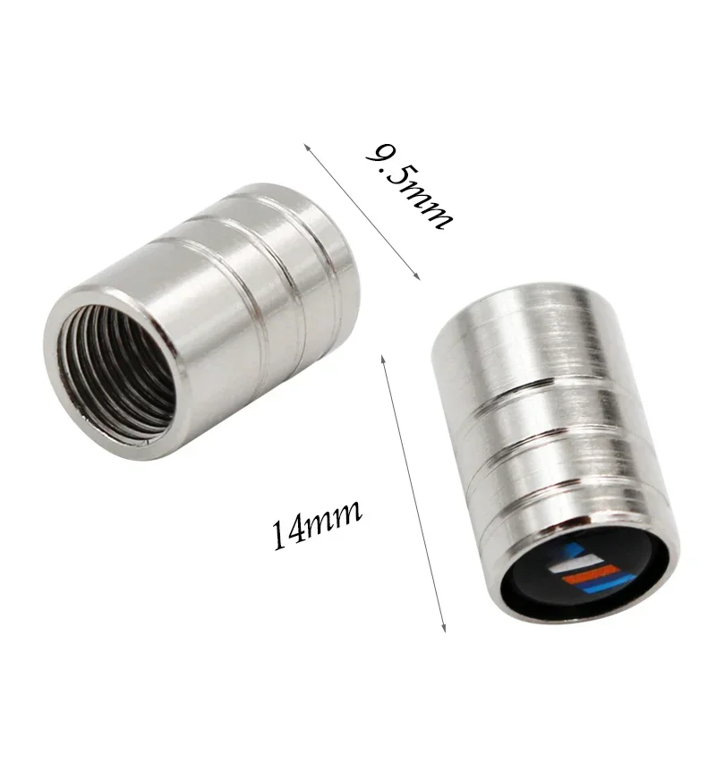 4 шт. + крышка клапана автомобильной шины воздушная автомобильная наклейка для bmw M