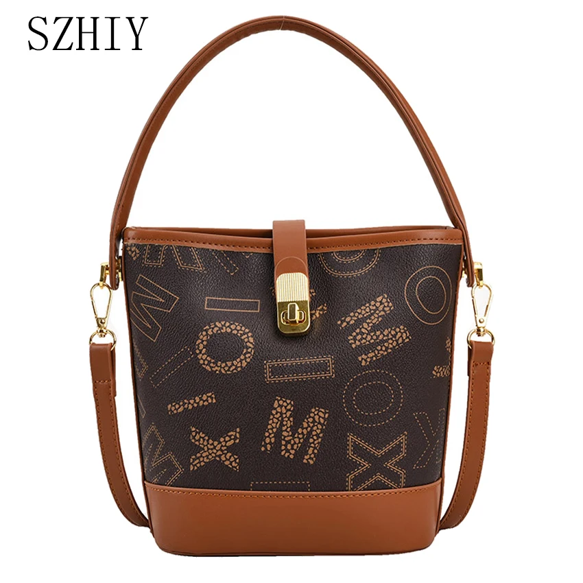 

Luxury Designer Bucket Bag Fashion Women Handbag Small Crossbody Purse for Girls High Quality Shoulder Bag Office Brand Poacket