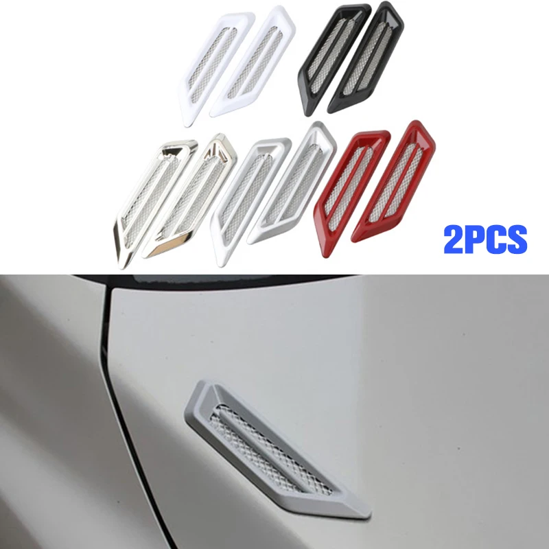 

Автомобильный внешний воздухозаборник боковое крыло Вентиляционное крыло крышка отделка Тюнинг Автомобиля