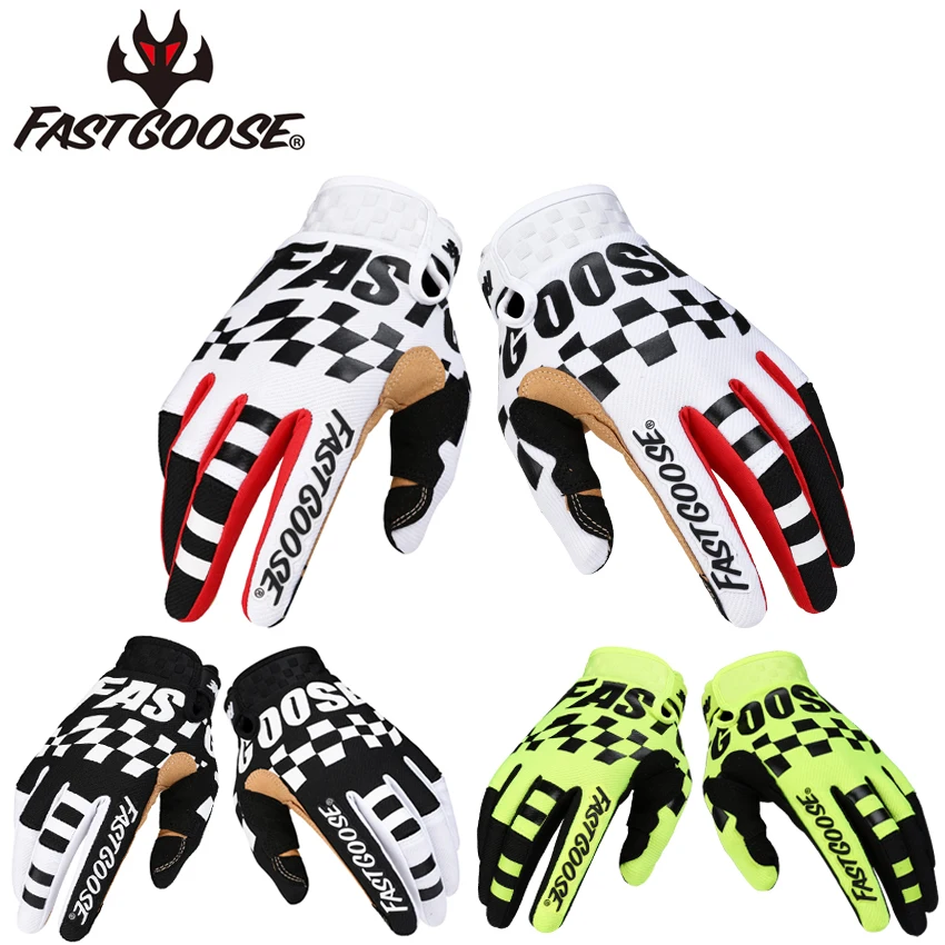 FASTGOOSE Touch Screen DH MX Motocross Gloves Mountain bike gloves MTB Dirt Bike Gloves Motobike Racing Sport Motorcycle Gloves