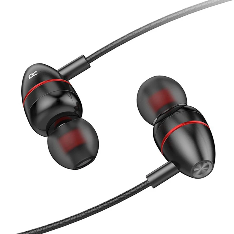 

In-ear Wired Headphones Wired Earphones Cable Headphones With Microphone Earphone With Wire Wired Corded Headsets 3.5MM Metal