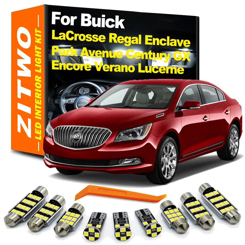 

Комплект светодиодного освещения для интерьера при шитье для Buick Lacrosse Regal анклава Verano Encore GX Люцерна век lesabрабренда парк рандеву проспект