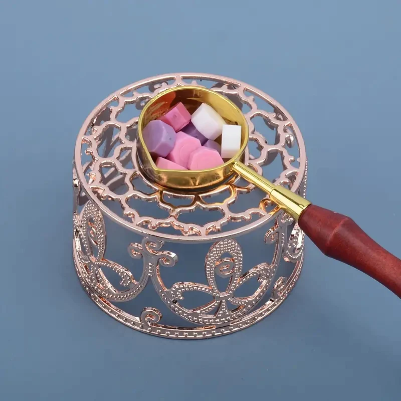 Hollow Candle Wax Melting Furnace Rack Melting Sealing Wax Tool Creative