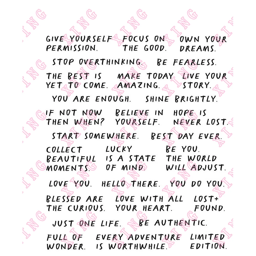 

2022 New Noteworthy Clear Silicone Stamps Diy Scrapbooking Card Stencil Paper Cards Handmade Album Stamps Decoration Die Sheets