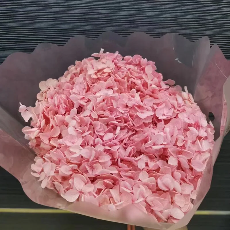 

Nature Fresh Preserved 1Bunch Anna Hydrangea Whole Branch Dried Flower Bridal Wedding Bouquet Party Supplies Wedding