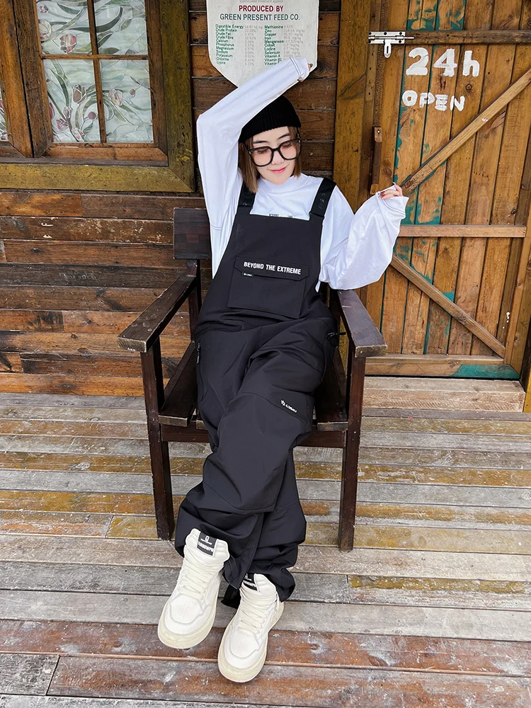 LDSKI Толстые мужские и женские лыжные брюки Комбинезоны для сноуборда