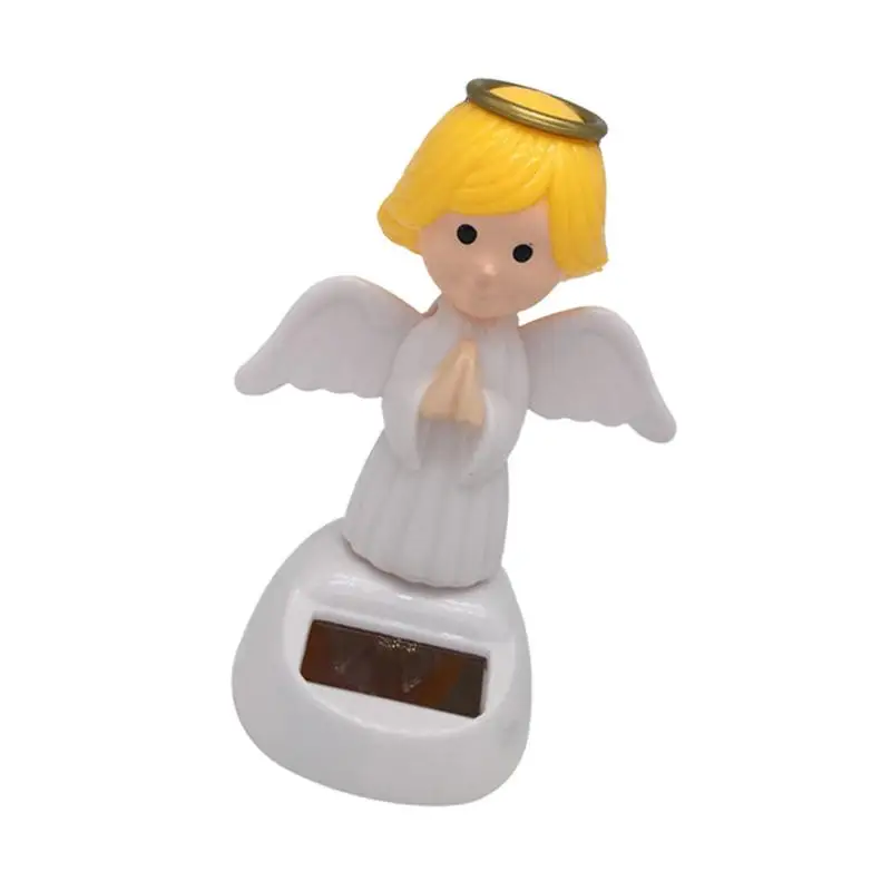 

Solar Dashboard Angel Doll Solar Power Toy Dancing Figurine Solar Powered Dancing Dolls Swinging Animated Bobble Dancer Car