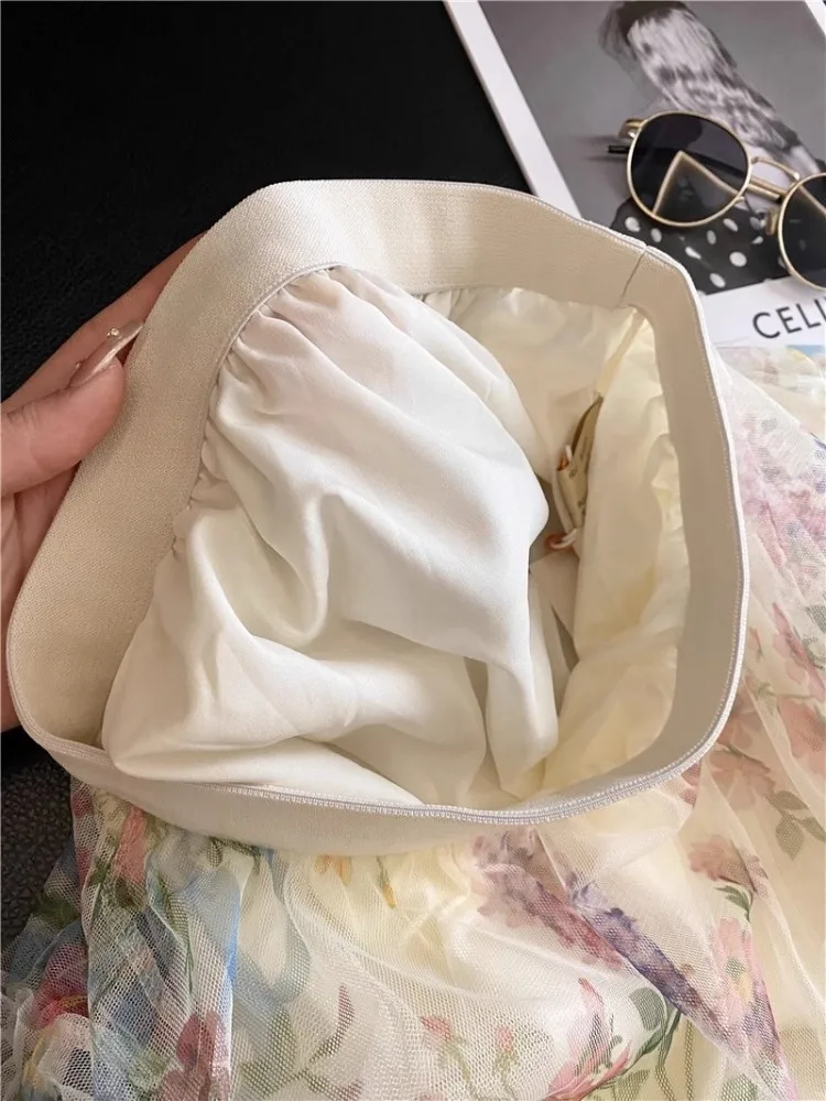 Женская винтажная юбка Fairycore Y2k цвет в ассортименте