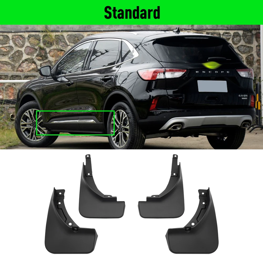 

Для Ford Escape MK4 Kuga MK3 2020-2025 2021 2022 2023 2024 брызговики на крыло брызговики брызговики автомобильные аксессуары