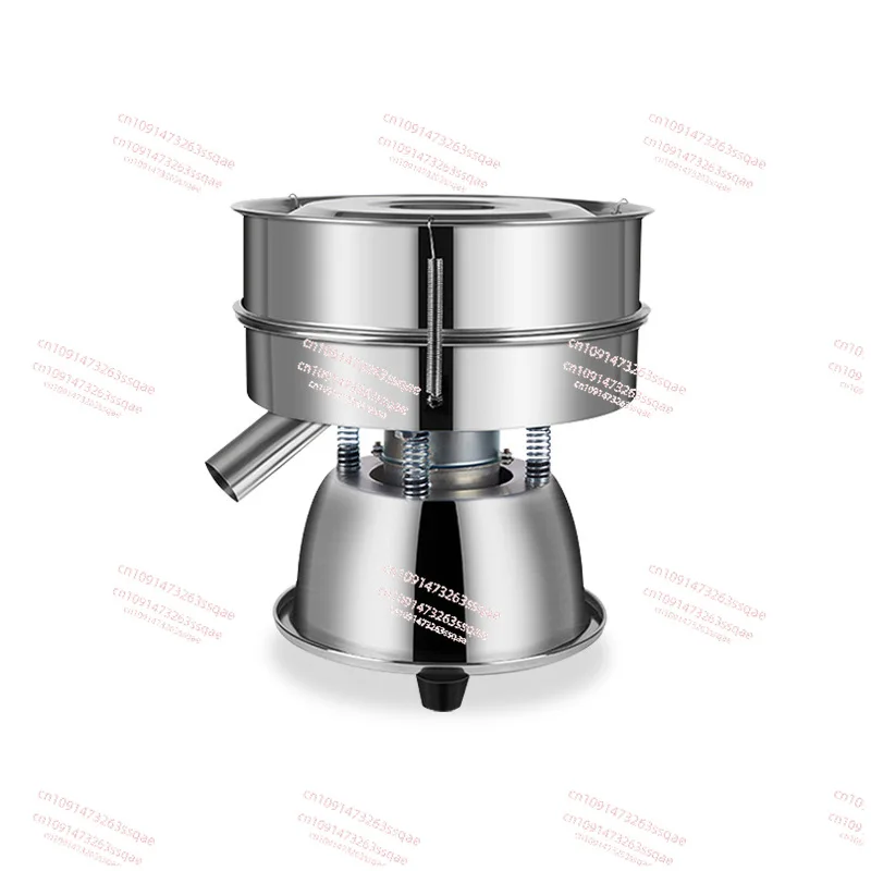 High quality electric vibrating sieve screening sieving stainless steel powder machine mesh optional height 10CM