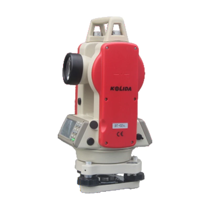 Электронный теодолит KOLIDA DT-02LL для точного измерения угла электромеридиана La ser на