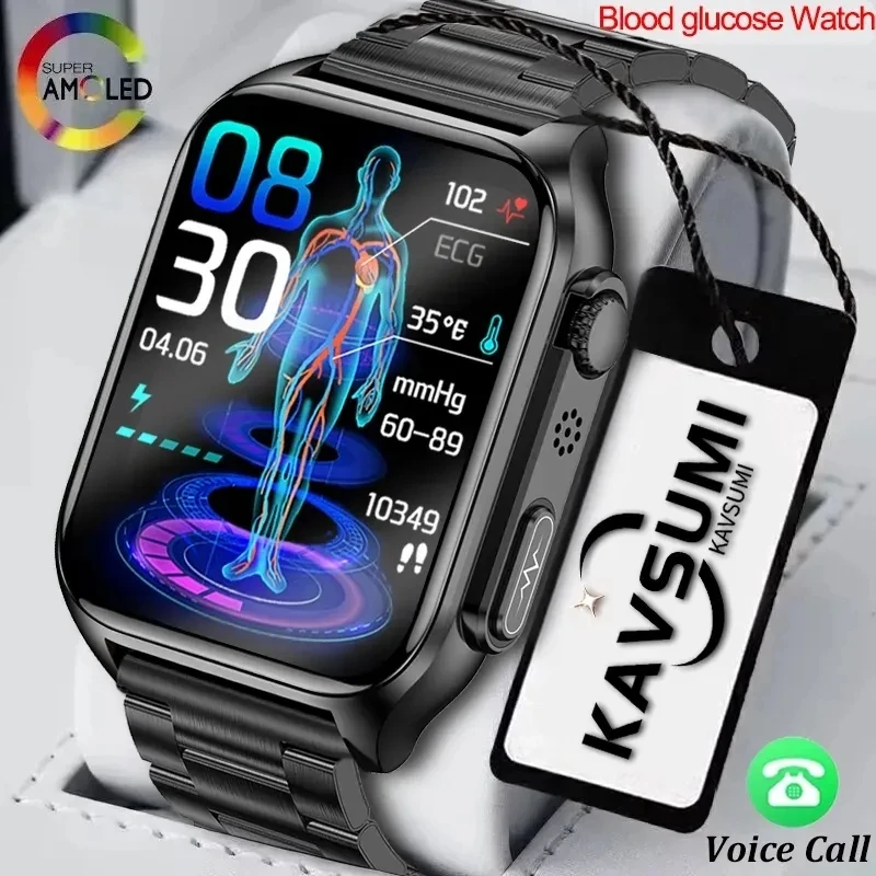 

Смарт-часы мужские с функцией измерения ЭКГ + ППГ, Bluetooth