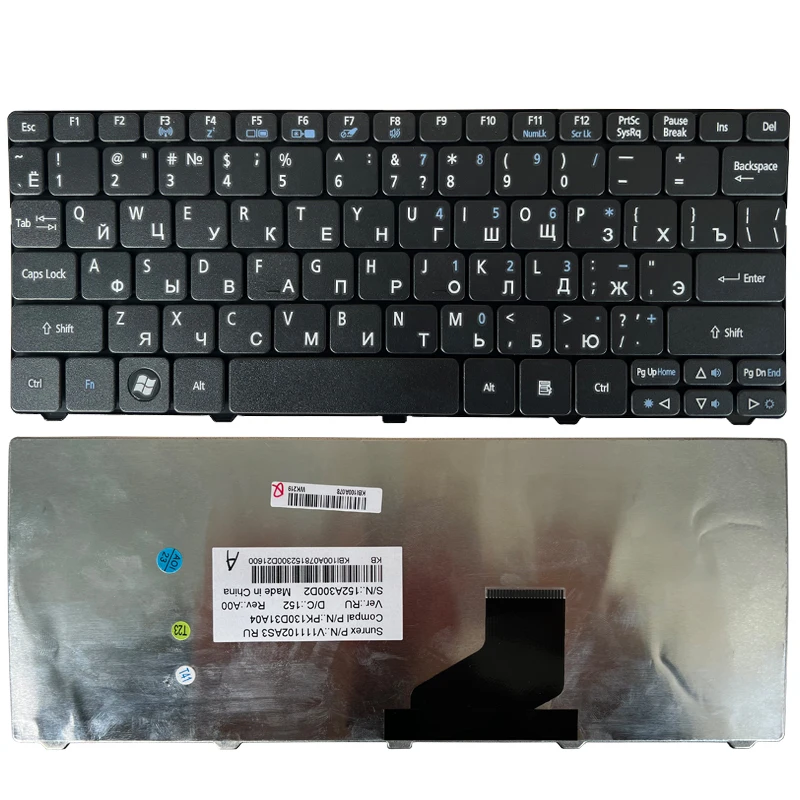 Новая русская Русская клавиатура для ноутбука Acer 9z. N3k82.q0r PK130D31A04 PK130AE2004 PK130AU3004