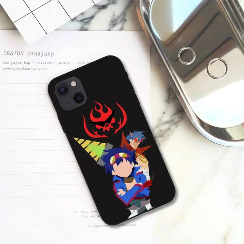 Чехол для телефона RUICHI Tengen Toppa Gurren Lagann iPhone 11 12 Mini 13 Pro XS Max X 8 7 6s Plus 5 SE XR | Мобильные