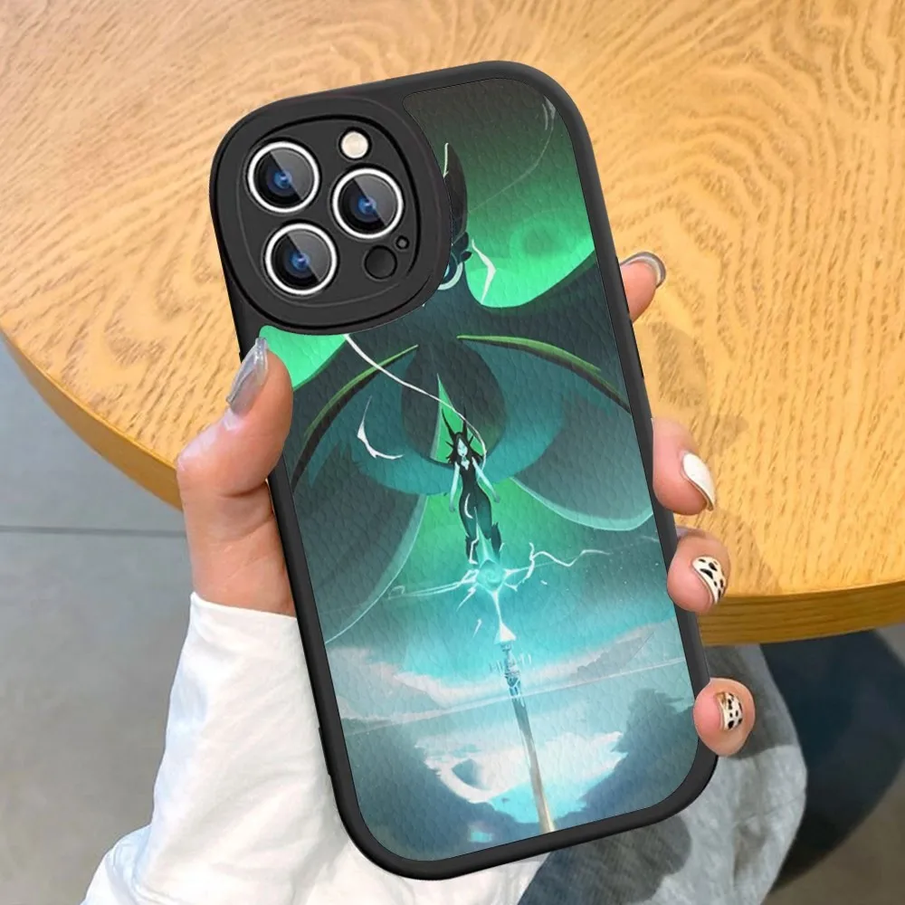 Чехол для телефона W-wakfu Game жесткий кожаный чехол iPhone 14 13 12 Mini 11 Pro Max Xs X Xr 7 8 Plus чехлы