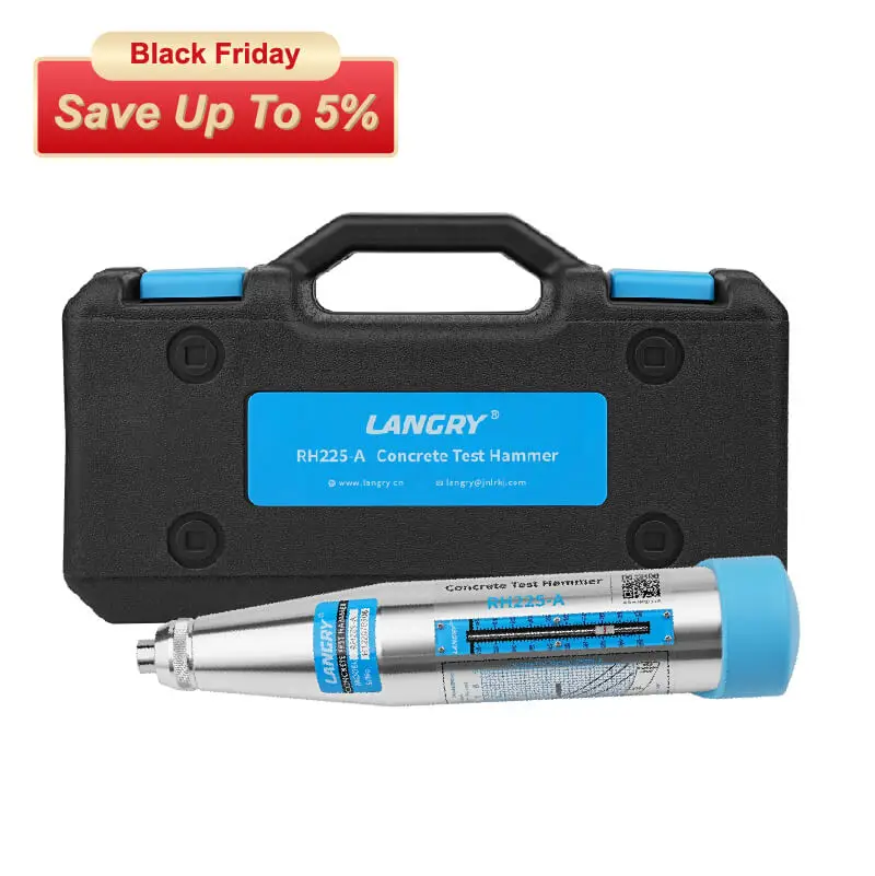 LANGRY RH225-A бетонный испытательный молоток Отскок калибромер для строительства