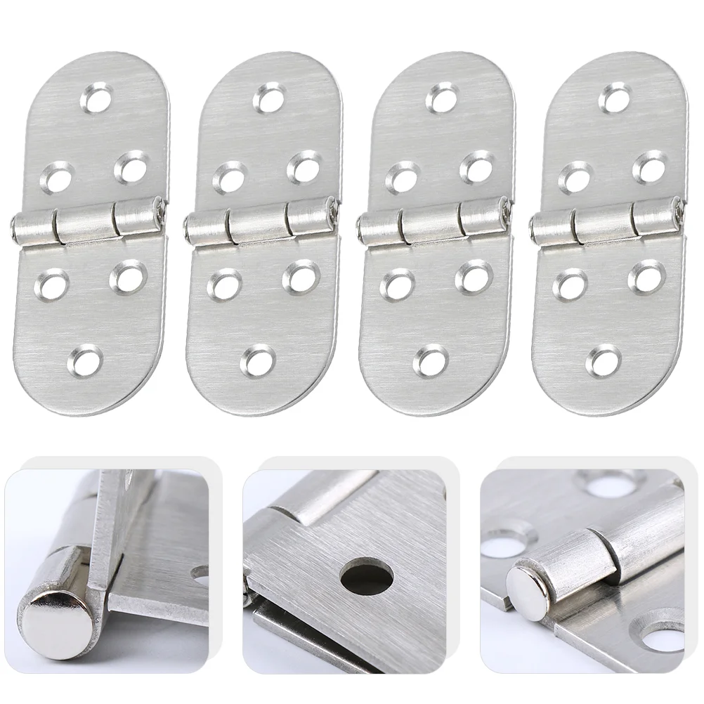 

Folding Table Cabinet Door Hinge Furniture Fittings Stainless Steel Self Supporting Flush Mounted Hinges for Kitchen/Home Décor