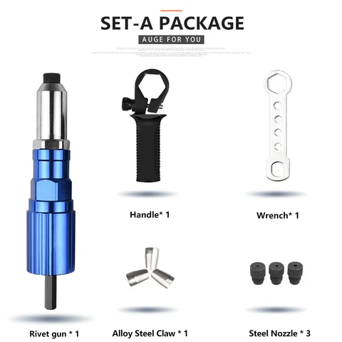 Электрический пистолет с заклепками 2,4 мм-4,8 мм с заклепками - изображение