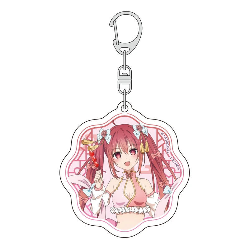 Фото DATE A LIVE V акриловый брелок ювелирные изделия игры сопутствующие товары друзья мальчики подарки сумка подвески орнамент брелок №4
