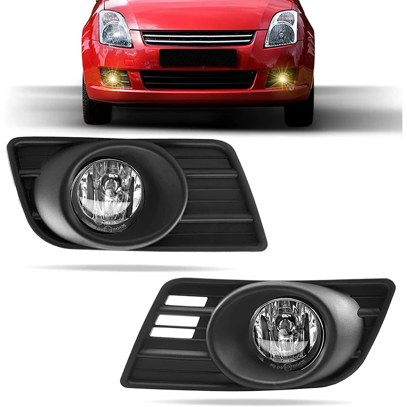 

Car Front Fog Light Lamps With Halogen Bulb Harness For Suzuki Swift 2005-2008