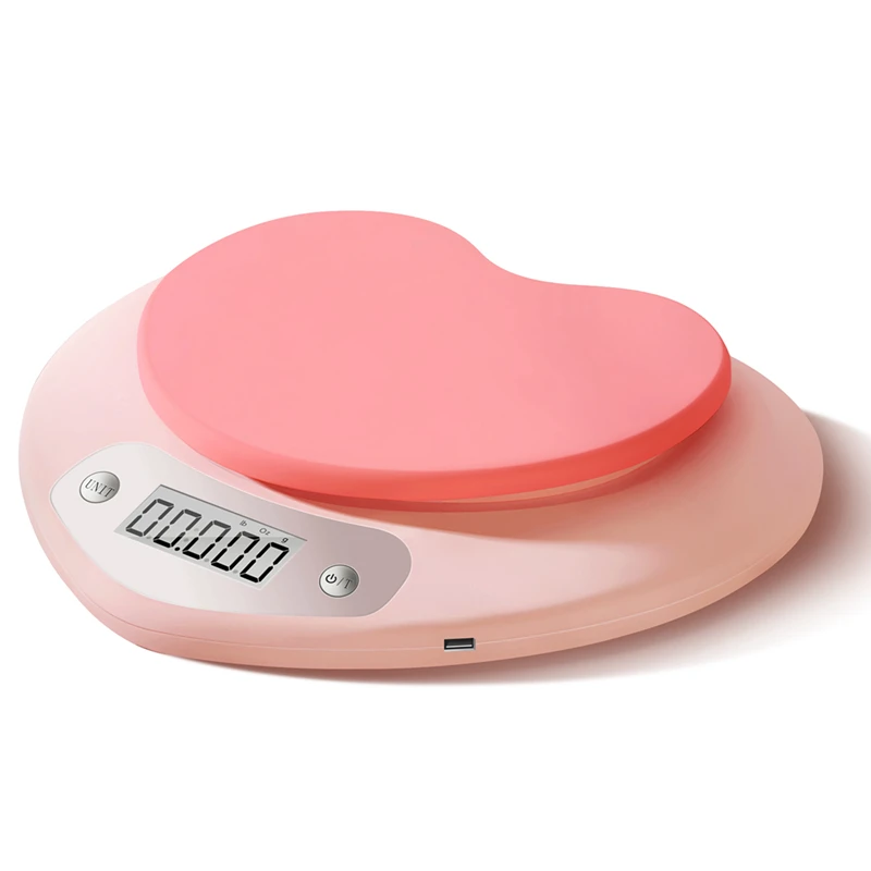 Электронные кухонные весы Цифровые электронные в форме сердца для прецизионных