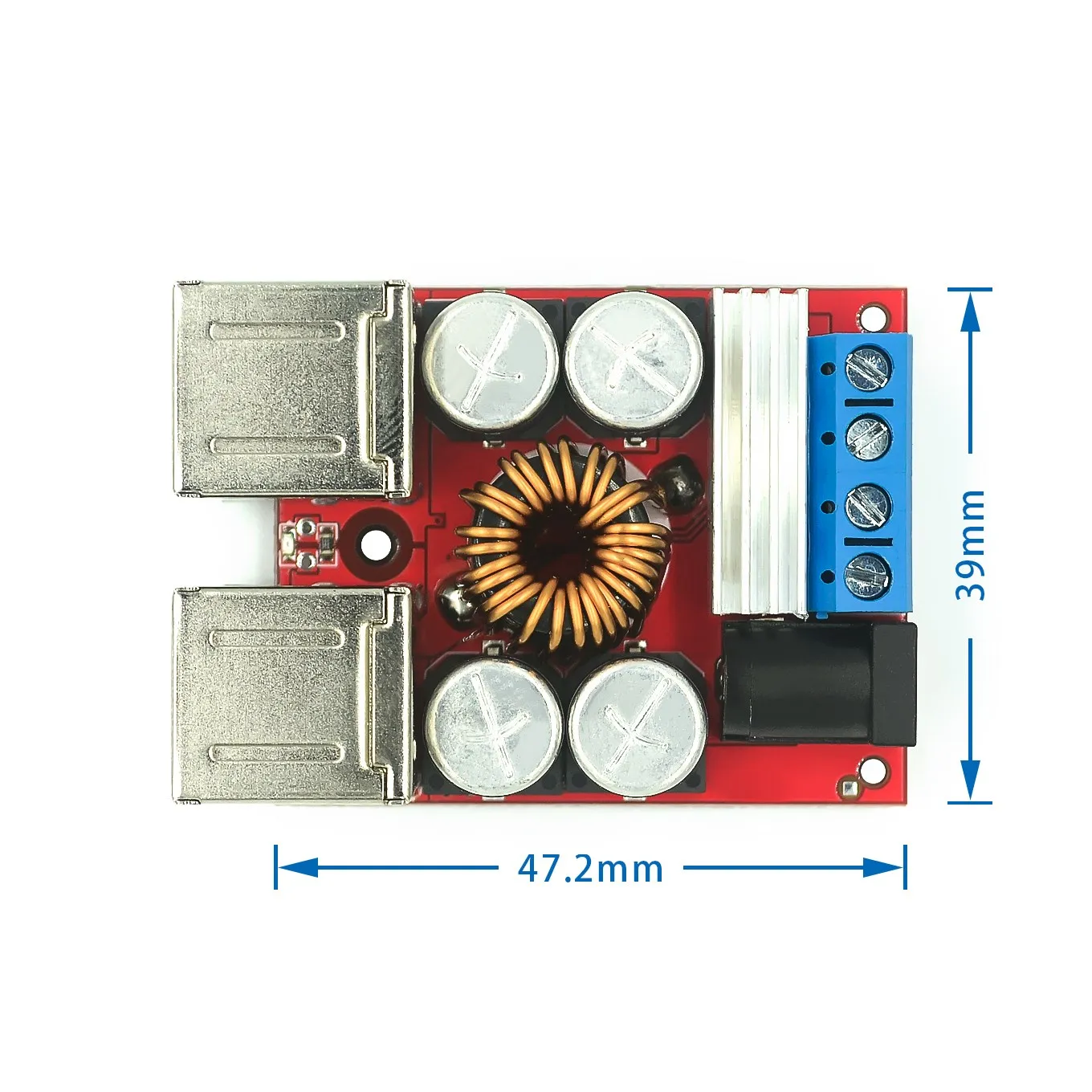 DC-DC зарядный Модуль автомобиля 8V-35V 5V 8A источник питания модуль разгерметизации 4