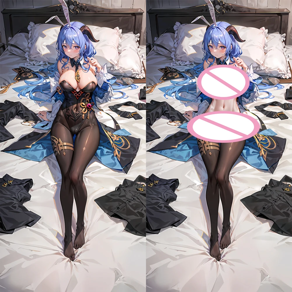 50x180 см игровой аниме Genshin Impact Ganyu Cosplay Dakimakura обнимающая наволочка