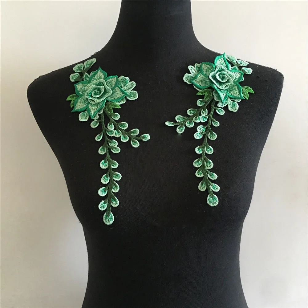 Fashion DIY handmade sewing corsage to flower embroidery medium orchid patch cheongsam dress costume clothing accessories