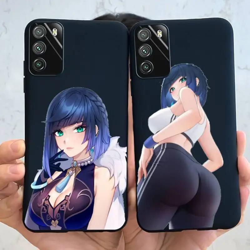 

yelan genshin impact Phone Case For Xiaomi Mi Redmi Poco M3 F3 X3 Note 11 10 8 9 9A Lite Pro
