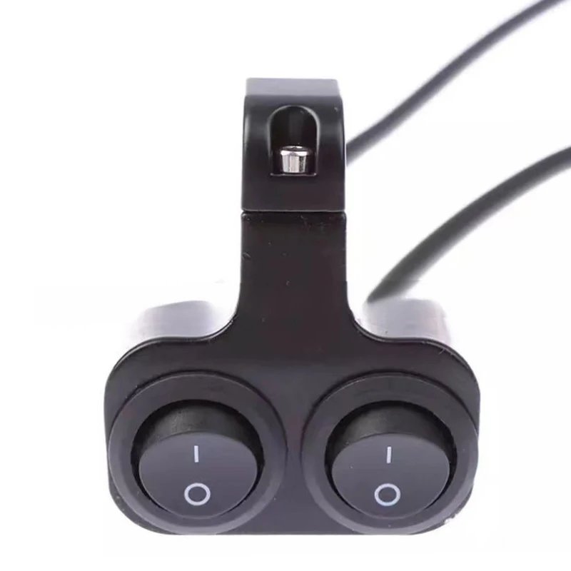 

Аксессуары для мотоциклов, модифицированный переключатель, черный переключатель для фар из алюминиевого сплава, светодиодный прожектор, взрывной яркий выключатель питания