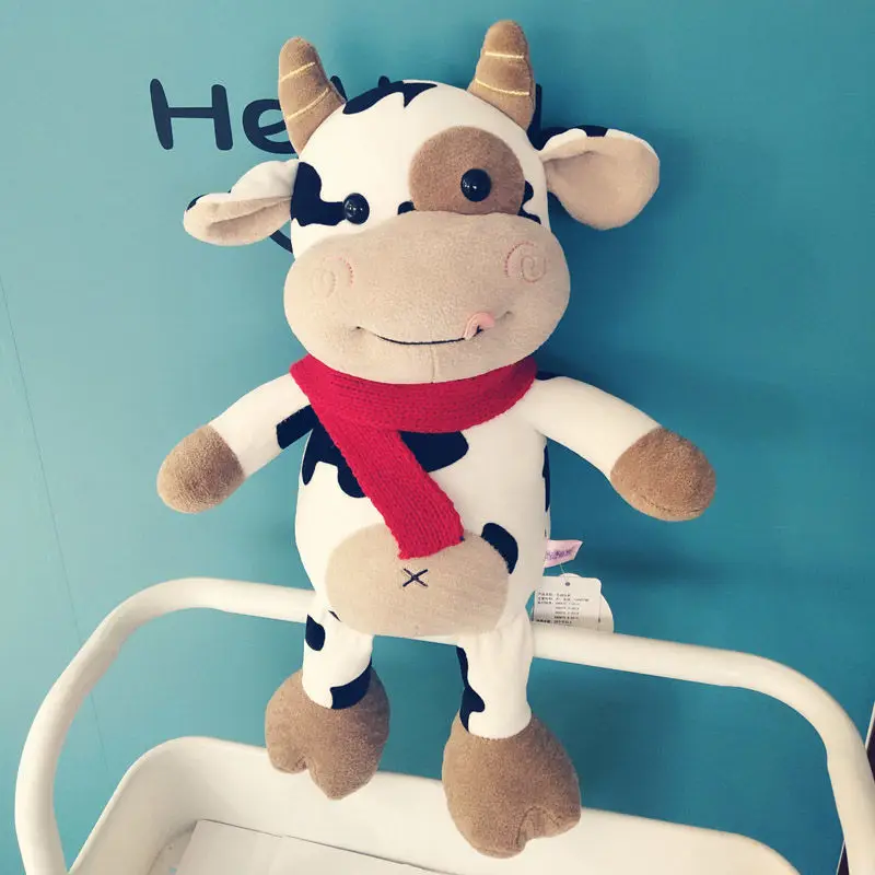 

New Cute Animal Cartoon Cows Stuffed Plush Toy Kawaii Cattle Comfortable Soft Toy Children Birthday Present Plush/Nano Doll