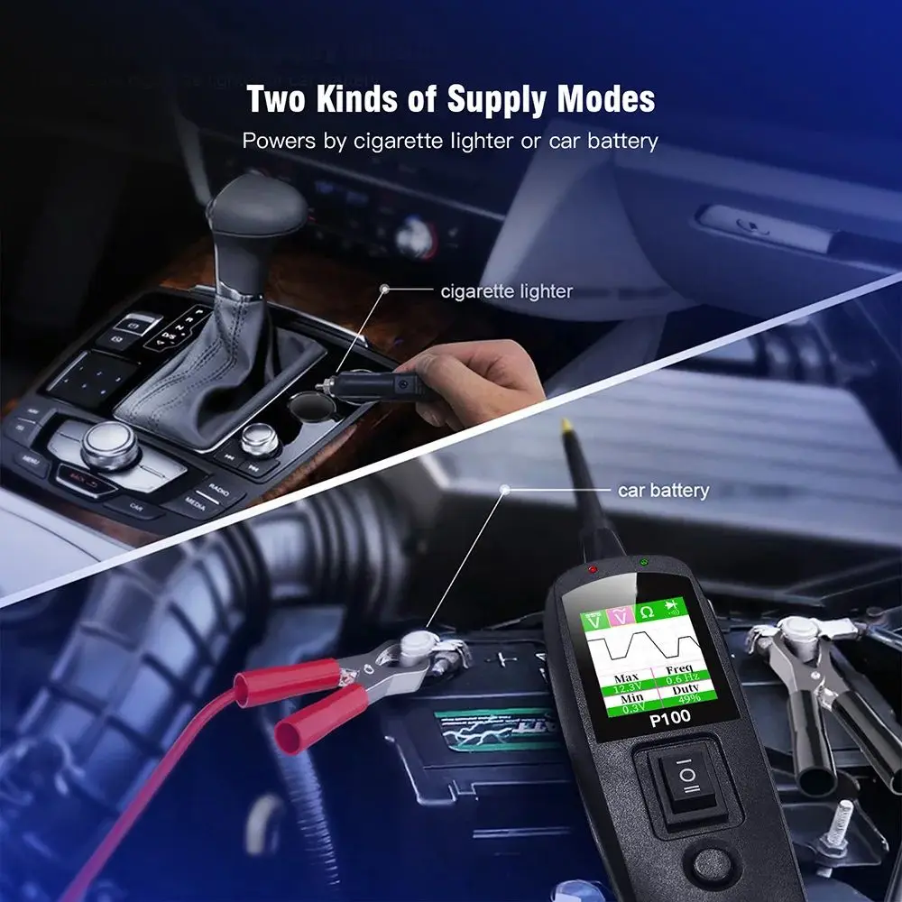 P100 2 м 24 В 12 зонд ручка автомобильный тестер устойчивый к напряжению тестовый