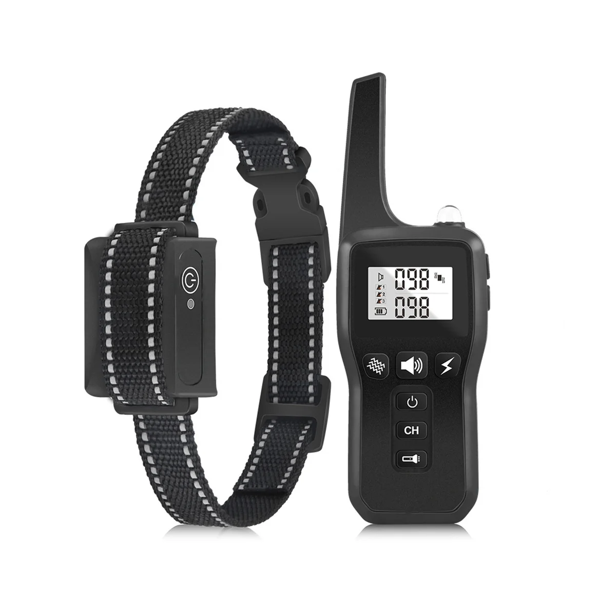 

Bark Stopper Collar Anti Barking Vibrating Collar Remote Control Dog Trainer Waterproof Electronic Bark Stopper