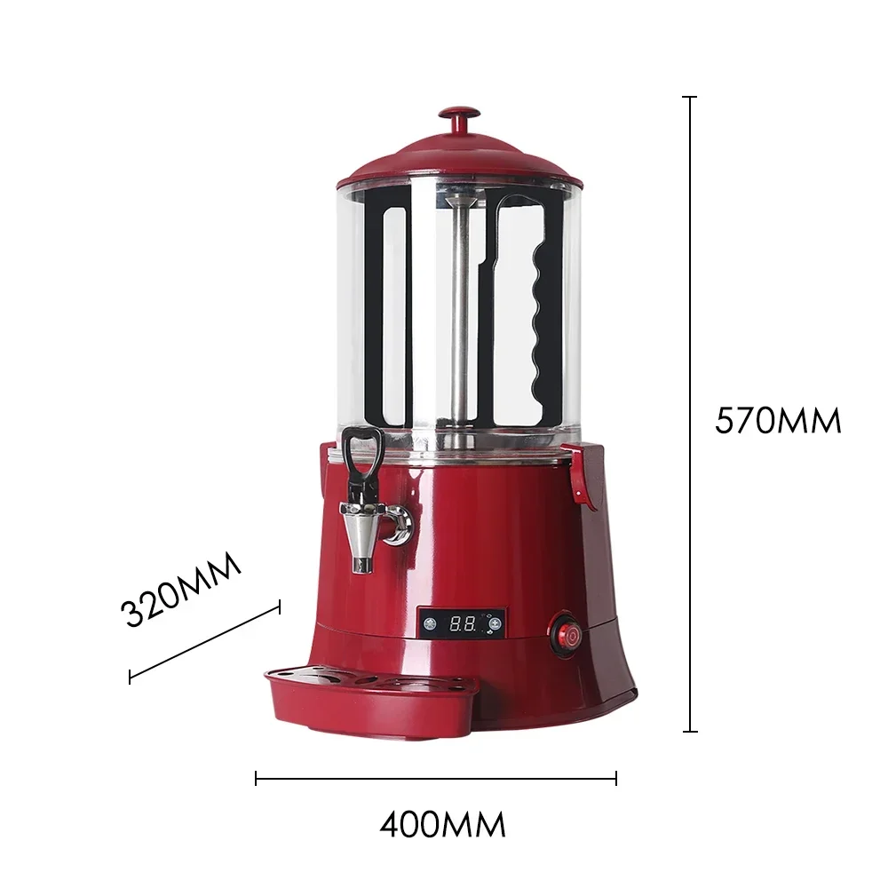 Фото HomeWise 10л диспенсер для горячего шоколада машина для дозирования горячих напитков для шоколадных молочных напитков кофе машина для смешивания горячих напитков №5