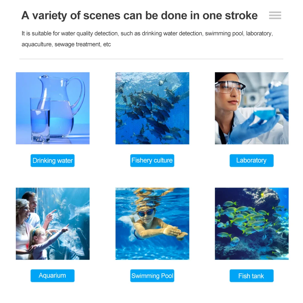 JUANJUAN 7-в-1 тестер качества воды PH ORP EC TDS Salt S.G Temp Bluetooth умное устройство цифровой