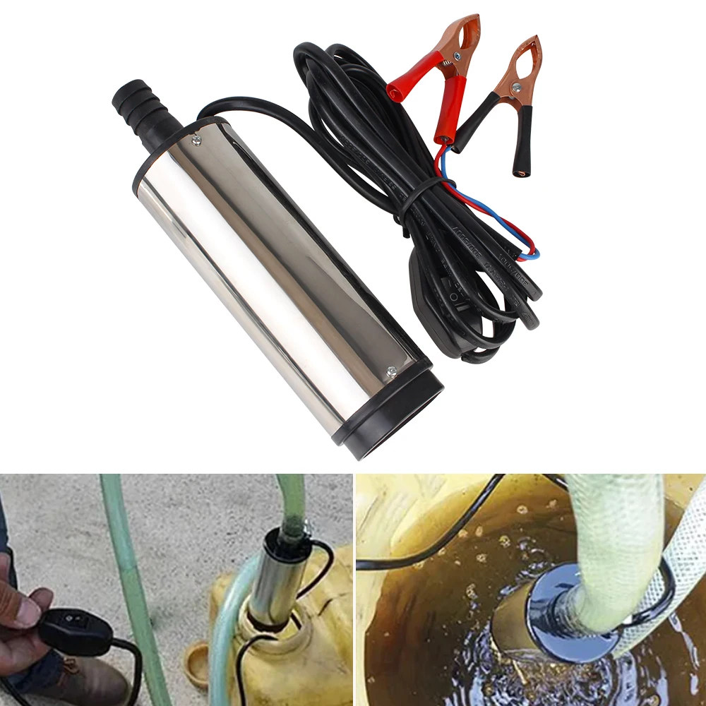 Портативный Насос Для Перекачки Топлива Смазка Электромобилей И Воду Погружной