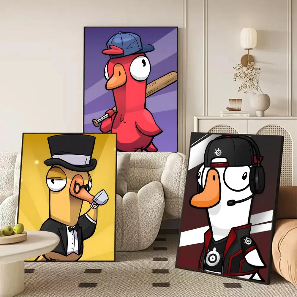 Фото Постер Game G-Goose Goose Duck, модные и легко наносимые настенные наклейки для домашнего декора и стен комнат в общежитиях №4