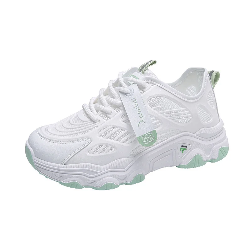 

2022 summer new Korean caterpillar daddy shoes ins tide breathable mesh student sports shoes women's shoes 8802