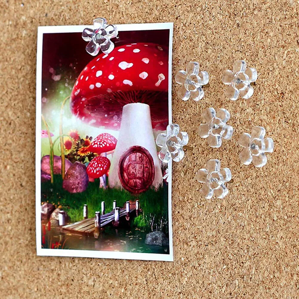 

Thumbtack Multi-function Thumbtacks Map Supplies Push Pins Decorative Cork Board Office Pushpin Delicate