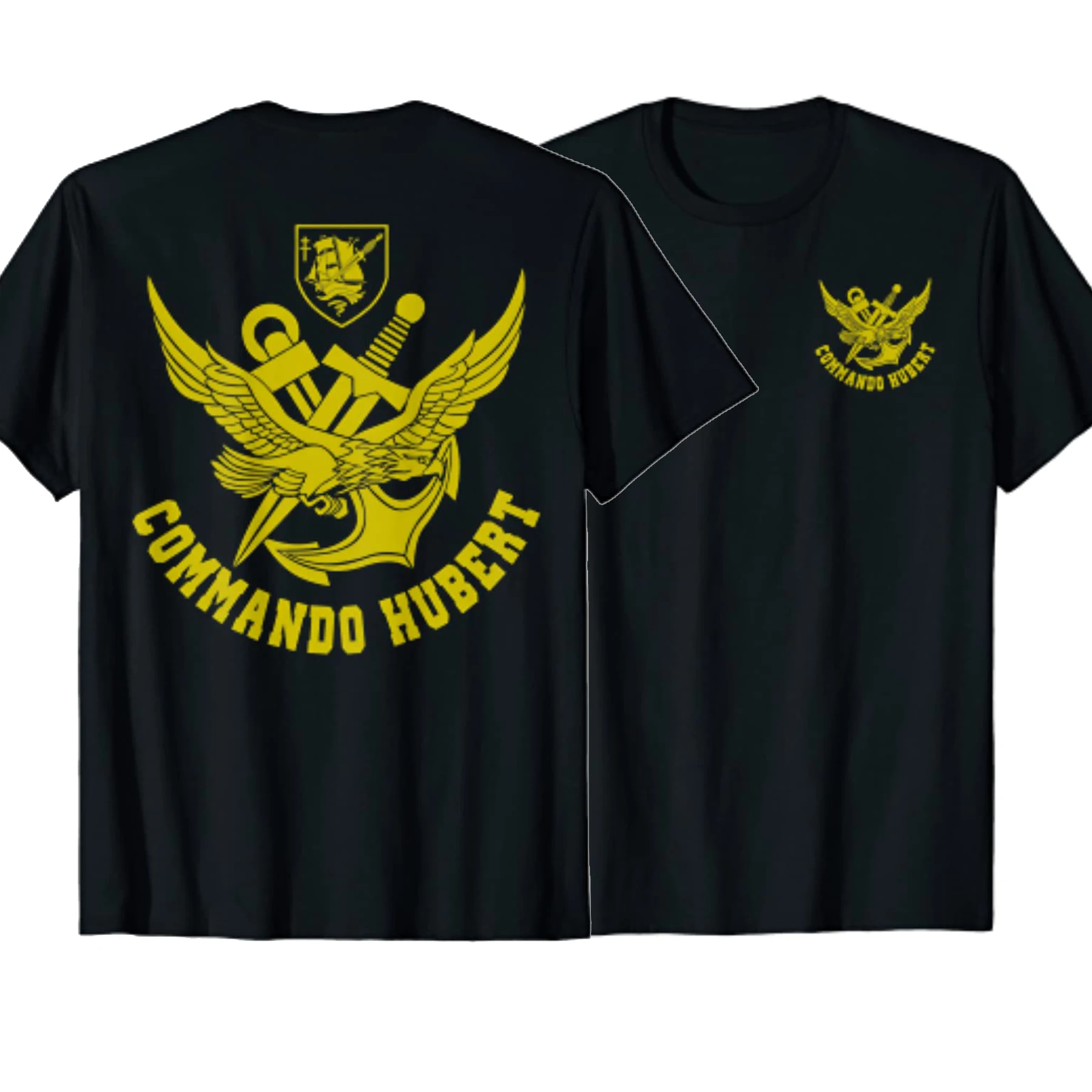 

French Navy Special Forces Commando Hubert T-Shirt 100% Cotton O-Neck Summer Short Sleeve Casual Mens T-shirt Size S-3XL