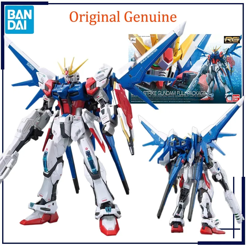 Оригинальная Подлинная модель Bandai Аниме BUILD STRIKE GUNDAM FULL посылка RG 1/144 Сборная модель игрушки экшн-фигурки подарки коллекционные дети